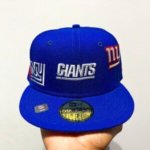 New York Giants x Just Don NE NFL Blue Fitted Hat - New